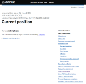 Tax overpayments and refunds from HMRC Request repayment option