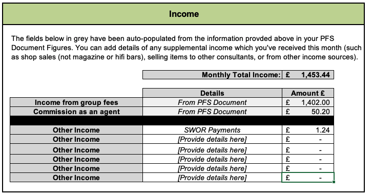 Income COmplete Sundires 1