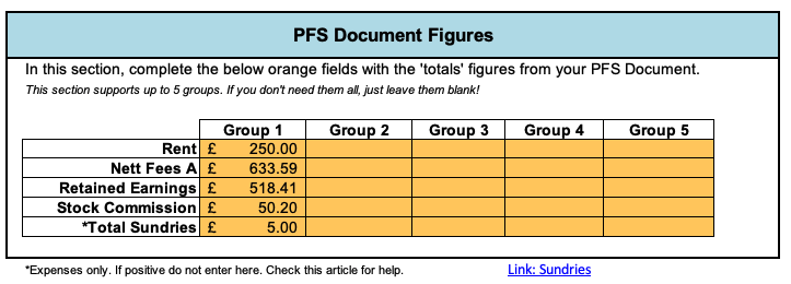 PFS Spreadsheet Complete 1