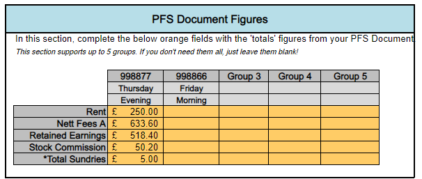Easy PFS Document Support